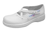 Women's Peace double Strap Leather Step-In shoe